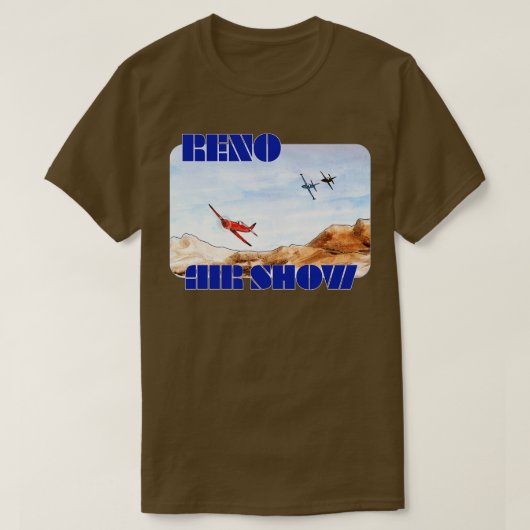 レノ航空ショー Tシャツ (デザイン正面)