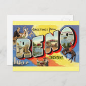 レノ・ネバダ旅行はがき ポストカード (正面/裏面)