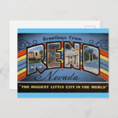 レノ・ネバダ旅行はがき ポストカード (正面/裏面)