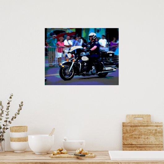 レノ・バイク・ポリス ポスター (キッチン)