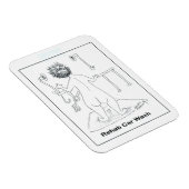 レハブ洗車場 マグネット (右側)