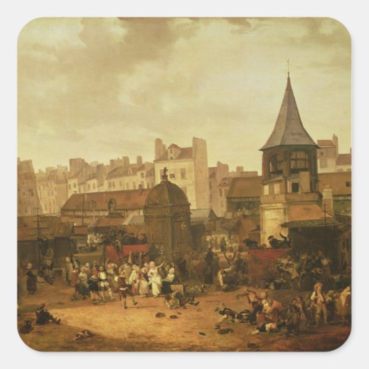 レハレスで喜ぶ スクエアシール (正面)