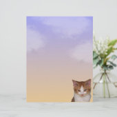 レバの猫を使った文房具 (スタンド正面)