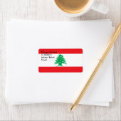 レバカスタムノン国旗のラベル ラベル (インサイチュ)