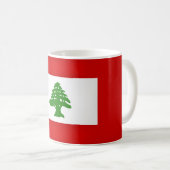 レバカッコいいノン国旗 コーヒーマグカップ (正面右)
