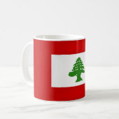 レバカッコいいノン国旗 コーヒーマグカップ (正面左)