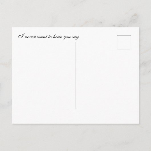 レバスパズルはがきバックストリート ポストカード (裏面)