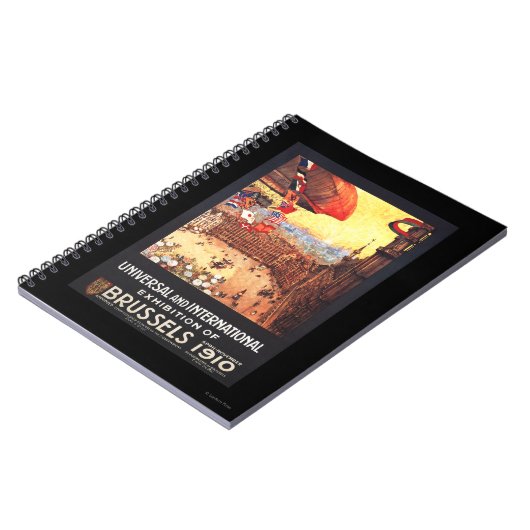 レバディ飛行船と世界の国旗の展示会 ノートブック (左側)