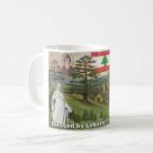 レバノンのマグによって賛美される コーヒーマグカップ (正面左)