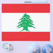 レバノンの国旗の付いたチラシ チラシ (シングル)