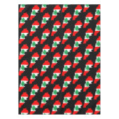 レバノンの国旗を持った地図 テーブルクロス (正面)