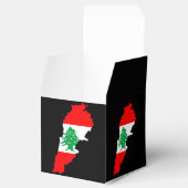 レバノンの国旗を持った地図 フェイバーボックス (オープン)
