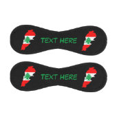 レバノンの国旗を持った地図 野球ボール (パネル)