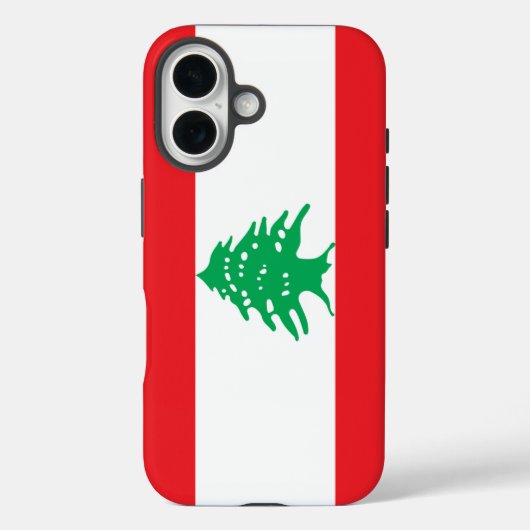 レバノンの国旗 Case-Mate iPhoneケース (裏面)