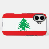 レバノンの国旗 Case-Mate iPhoneケース (裏面 (横))