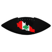 レバノンの地図とフラッグストーン磁石 アメリカンフットボール (パネル)