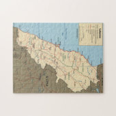 レバノンの地図（2000年） ジグソーパズル (横)