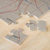 レバノンの地図(2002) ジグソーパズル (側面)