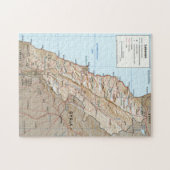レバノンの地図(2002) ジグソーパズル (横)