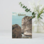 レバノンの岩層 ポストカード (スタンド正面)