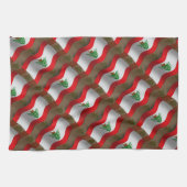 レバノンの振る旗 キッチンタオル (横)