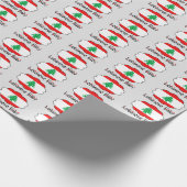 レバノンの旗のベビーの包装紙 ラッピングペーパー (角)