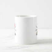 レバノンの旗の地図2.0 コーヒーマグカップ (中央)