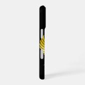 レバノンの旗の紋章 iPhone 16ケース (右側面)