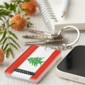 レバノンの旗 キーホルダー (正面右)
