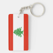 レバノンの旗 キーホルダー (裏面)