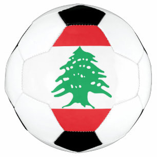 レバノンの旗 サッカーボール