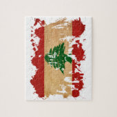 レバノンの旗 ジグソーパズル (縦)