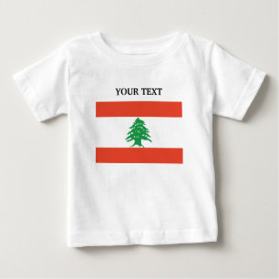 レバノンの旗 ベビーTシャツ