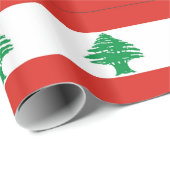 レバノンの旗 ラッピングペーパー (ロールコーナー)
