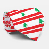 レバノンの旗-レバノンのعلملبنانの旗 ネクタイ (ロール)