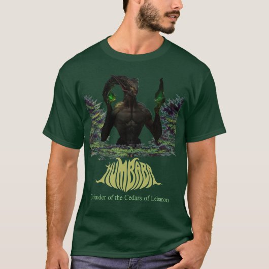レバノンの杉の森の守護者、フンババ Tシャツ (正面)