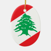 レバノンの紋章 セラミックオーナメント (正面)