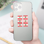 レバノンコレクションパック6の国旗 シール (スマートフォン)