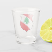 レバノンコート・オブ・アームズ ショットグラス (裏面)