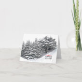 レバノンスノーマウンテンシダーツリーグリーティングカード カード (正面)