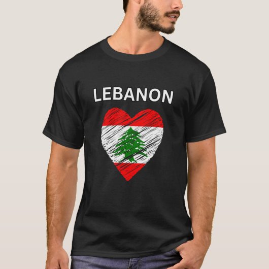レバノンデザイン Tシャツ (正面)