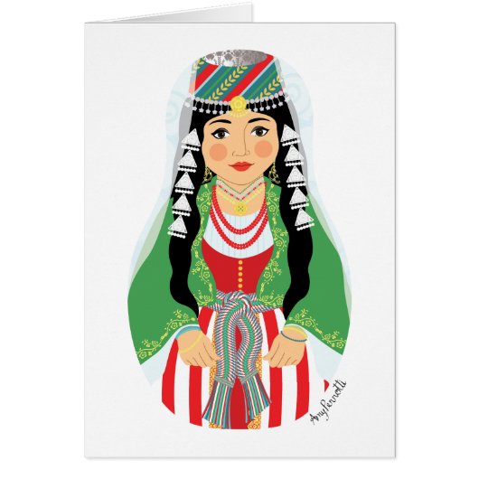 レバノンマトリヨシュカカード (正面)