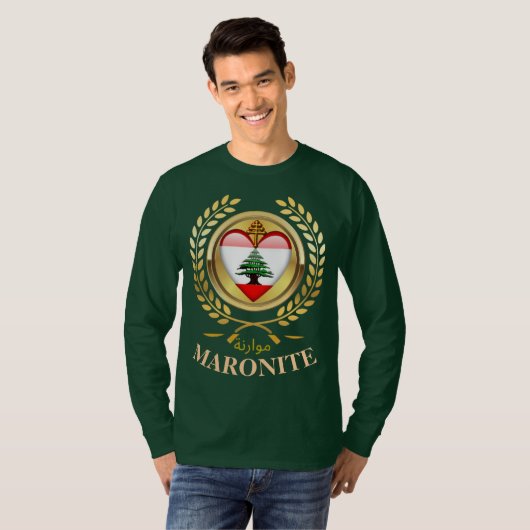 レバノンマロニット教会Tシャツ Tシャツ (正面フル)