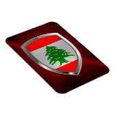 レバノンメタリックエンブレム マグネット (右側)