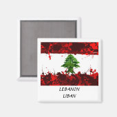 レバノンリバン マグネット (正面/裏面)