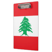 レバノン国旗が貼られた愛国的なクリップボード クリップボード (左)
