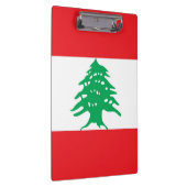 レバノン国旗が貼られた愛国的なクリップボード クリップボード (右)