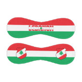 レバノン国旗とコート・オブ・アームズ 野球ボール (パネル)