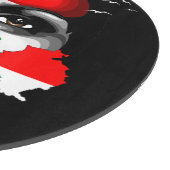 レバノン国旗と少女の顔の地図 カッティングボード (角)