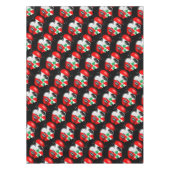 レバノン国旗と少女の顔の地図 テーブルクロス (正面)